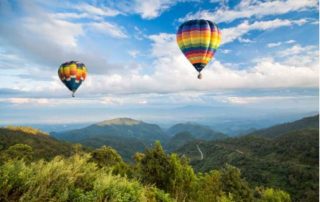 Hot air balloon ride